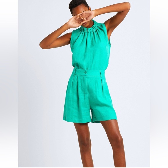 8 by YOOX Linen Shorts Outfit Size 8 - Picture 6 of 11